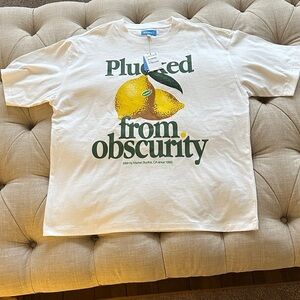 Nordstrom White and Green Graphic Tee